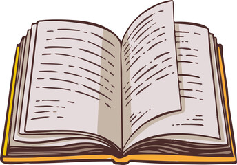 open book for reading icon symbol