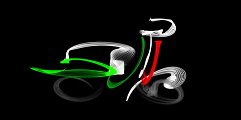  driving background motor bike illustration