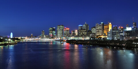 Brisbane Night Skyline