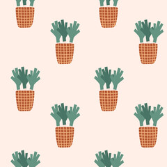 Vector pattern with bunch of leeks. Doodle background.