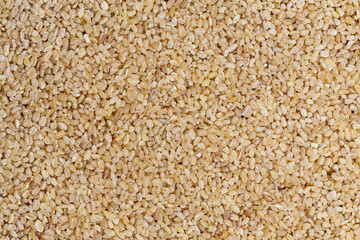 raw bulgur porridge that is not cooking