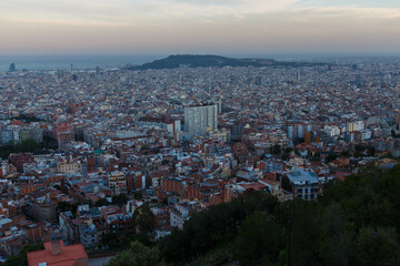 Fototapeta na wymiar barcelona pamorama view