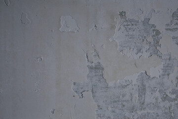 Texture of old gray plaster.