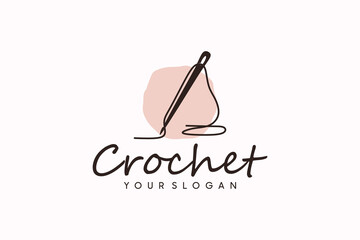 crochet logo design, logo reference for your business.