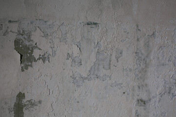 Texture of old gray plaster.