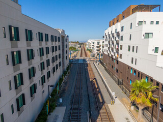 Commuter Rail in Oceanside California 
