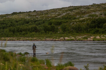 fishing on the Kola Peninsula.