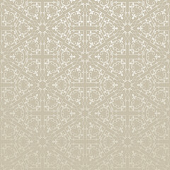 Background image with abstract decorative ornament on gray background for your design projects, wallpaper textures with flat design. 