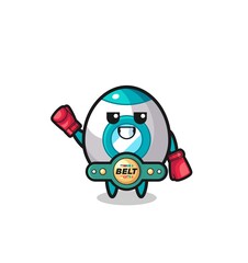 Fototapeta premium rocket boxer mascot character