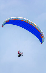 Paragliding at Miraflores Coast, Lima, Perú