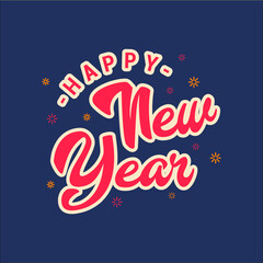 Dark Background Happy New Year 