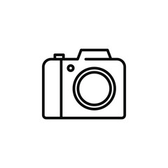 Camera, Photography, Digital, Photo Line Icon, Vector, Illustration, Logo Template. Suitable For Many Purposes.