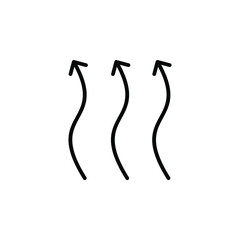 Wind, Air Line Icon, Vector, Illustration, Logo Template. Suitable For Many Purposes.