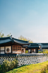 Obraz premium Gongju Hanok Village traditional house in Gongju, Korea