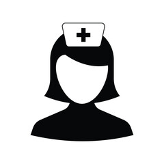Nurse icon design isolated on white background