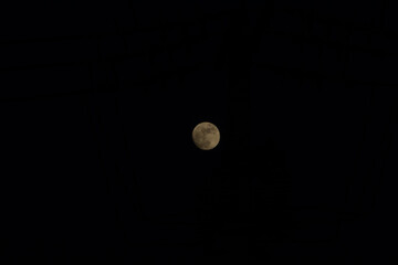 Luna en la oscuridad
