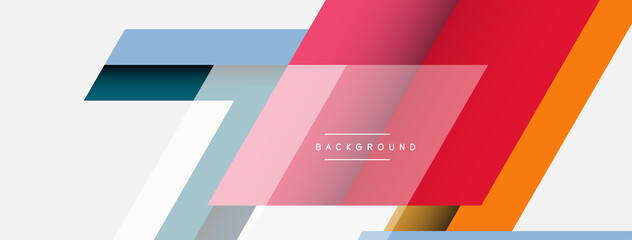 Background. Geometric diagonal square shapes and lines abstract composition. Vector illustration for wallpaper banner background or landing page