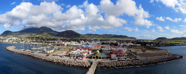 Saint Kitts cruise ship wharf