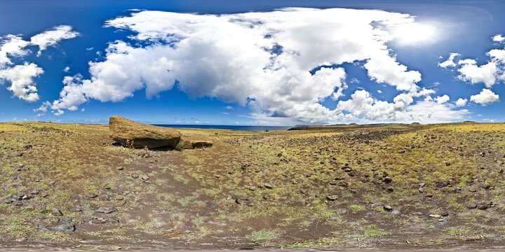 Lonely Moai (recto)
