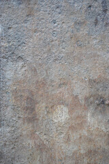 Round concrete stone textured wall