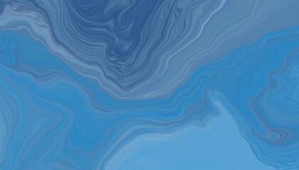 Fototapeta na wymiar Blue wavy abstract background with space. Wallpaper liquify art effect.