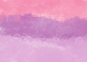 Purple and pink abstract watercolor background. Wallpaper art with space.