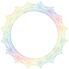 水彩風レインボーレース