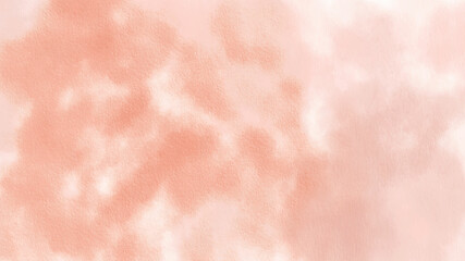 pink background Handmade peachy texture. Crafted grunge background. pink peachy watercolor texture with abstract washes and brush strokes on the white paper background. Digital texture.