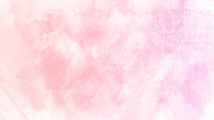 abstract watercolor background with space pink watercolor background with soft pastel color on white canvas texture design