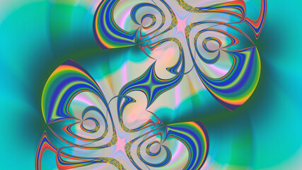 Abstract textured patterned symmetrical background