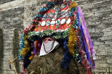 Obraz premium Dance of the Paixtles, Tuxpan Mexico, Christmas festivity