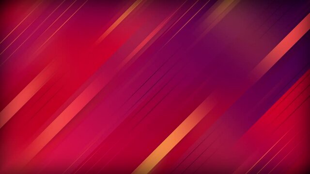 Abstract colorful gradient striped line 4k animation. diagonal lines and strips. Abstract background with diagonal line.