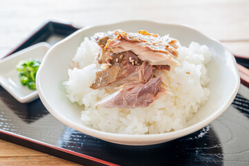 鯖ごはん