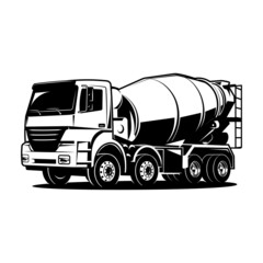 big concrete beton cement mixer truck - 472752299
