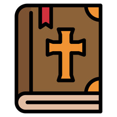 Obraz premium bible line icon