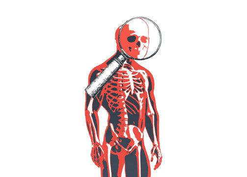 illustration anatomy of  human body design vector colourful #14