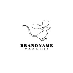 critters logo cartoon icon design template black isolated illustration