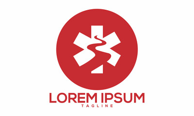 Unique medical logo Modern and minimalist vector and abstract logo