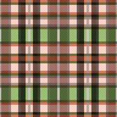 Rectangular seamless pattern in green and beige hues