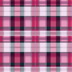 Muted tartan plaid for textile