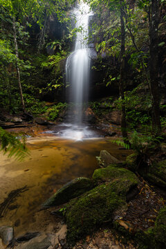 Adelina Falls view at Blue Mountains, Sydney, Australia.
