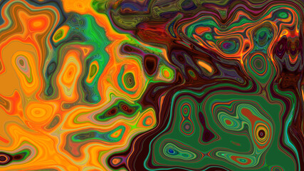 Abstract multicolored gradient fluid background