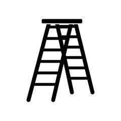 Ladder icon design template vector isolated illustration