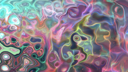 Abstract multicolored gradient fluid background