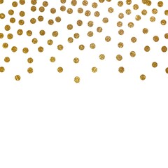 Beautiful gold glitter festive background - perfect for luxurious card template or other purpose