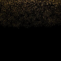 Beautiful gold glitter festive background - perfect for luxurious card template or other purpose