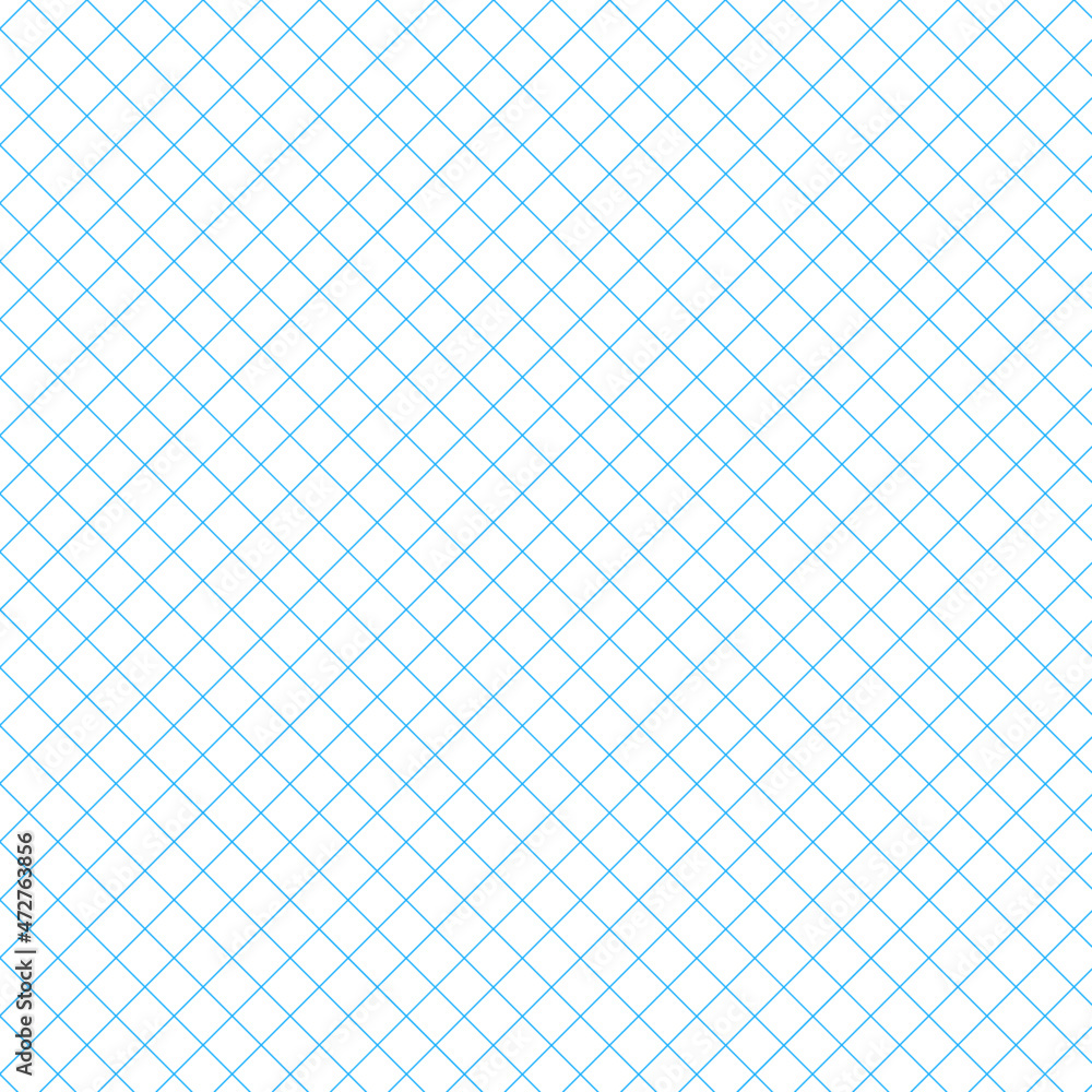 Leinwandbilder abstract geometric line pattern seamless grid blue diagonal line mesh on transparent background. sch