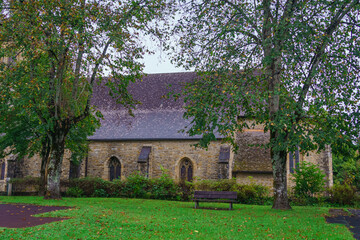 Church of Saint-Germain-d'Auxerre Navarrenx. Francia octubre del 2021