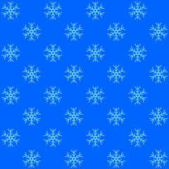 Snowflakes Seamless Pattern - Amazing vector pattern of a snowflake suitable for background, fabric pattern, design asset, halloween, christmas wrapping paper, wallpaper and illustration in general