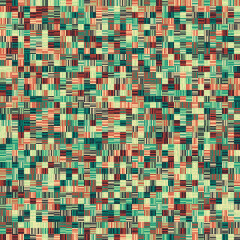 Fototapeta premium Abstract Geometric Pattern generative computational art illustration